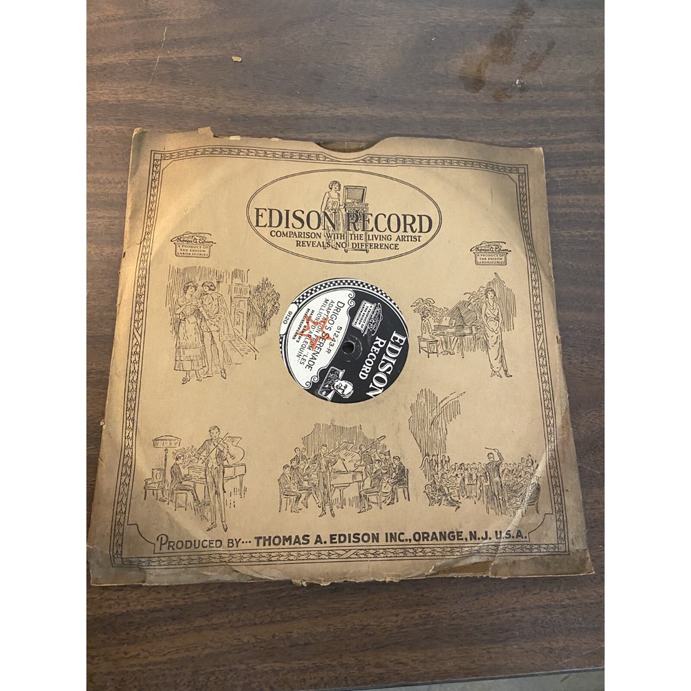 Edison Disc Vinyl Record 51299 ORIGINAL SLEEVE 1924